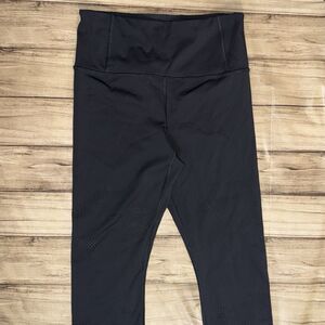 Athleta Persistence Laser Cut 7/8 Tight Leggings Black Size Small